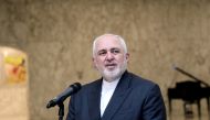 Iran's Foreign Minister Mohammad Javad Zarif speaks at the presidential palace in Baabda, Lebanon August 14, 2020. Dalati Nohra/Handout via Reuters/File Photo