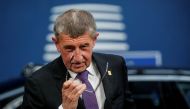 FILE PHOTO: Prime Minister of Czech Republic Andrej Babis arrives for the a special European council on budget in Brussels, Belgium February 20, 2020. Julien Warnand/Pool via REUTERS/File Photo
