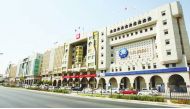 A view of the Grand Hamad Street, also known as the ‘Bank Street’ in Doha. 
