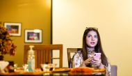 Dananeer Mobeen, 19, a social media influencer who has become famous after her five-second video went viral, speaks during an interview with Reuters, in Karachi, Pakistan February 27, 2021. Picture taken February 27, 2021. REUTERS/Akhtar Soomro

