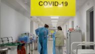 Members of the medical staff put on their protective suits before treating patients inside of the coronavirus disease (COVID-19) ward at the Regional Hospital Mlada Boleslav, in Mlada Boleslav, Czech Republic, March 5, 2021. REUTERS/David W Cerny
