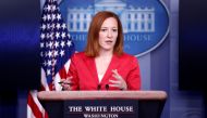 White House Press Secretary Jen Psaki holds a press briefing at the White House in Washington, U.S., March 11, 2021. REUTERS/Tom Brenner
