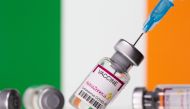Vials labelled 