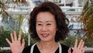 Cast member Youn Yuh-jung poses during a photocall for the film 