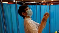 A nurse prepares to vaccinate healthcare workers at Gleneagles hospital during the coronavirus disease (COVID-19) outbreak in Singapore January 19, 2021. REUTERS/Edgar Su/File Photo