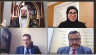 Speakers during the virtual event organised by Qatar International Center for Conciliation and Arbitration (QICCA).
