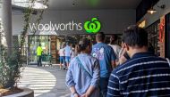 Shoppers line up outside a Woolworths store as greater Brisbane has been ordered into a snap three-day lockdown after four more cases of the coronavirus disease (COVID-19) emerged in the community, in Brisbane, Australia, March 29, 2021. AAP Image/Nick Gi