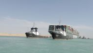 Ship Ever Given, one of the world's largest container ships, is seen after it was fully floated in Suez Canal, Egypt March 29, 2021. Suez Canal Authority/Handout via REUTERS 