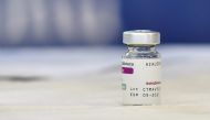 AstraZeneca vaccine is seen during a vaccine process in Pristina, Kosovo March 29, 2021. REUTERS/Laura Hasani