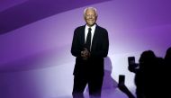 FILE PHOTO: Italian designer Giorgio Armani appears at the end of his Haute Couture Spring/Summer 2016 fashion show for Giorgio Armani Prive in Paris, France, January 26, 2016. REUTERS/Benoit Tessier/File Photo
