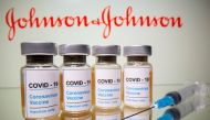 FILE PHOTO: Vials with a sticker reading, 