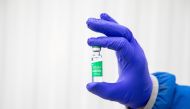 A vial of AstraZeneca coronavirus disease (COVID-19) vaccine doses at a facility in Milton, Ontario, Canada, March 3, 2021. REUTERS/Carlos Osorio/File Photo