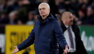 Tottenham Hotspur manager Jose Mourinho reacts Action Images via Reuters/Lee Smith