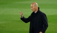 Real Madrid coach Zinedine Zidane reacts REUTERS/Juan Medina/File Photo