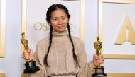 Chloe Zhao, winner of the award for Best Picture for 