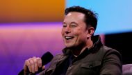 FILE PHOTO: Tesla CEO Elon Musk speaks during the E3 gaming convention in Los Angeles, California, U.S., June 13, 2019. REUTERS/Mike Blake/File Photo
