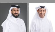 Chairman of Ooredoo, Sheikh Faisal bin Thani Al Thani (left), and Managing Director of Ooredoo, Aziz Aluthman Fakhroo.
