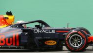 Red Bull's Max Verstappen in action during practice Reuters/Marcelo Del Pozo