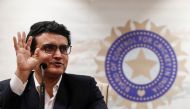 FILE PHOTO: Former Indian cricketer and current BCCI (Board Of Control for Cricket in India) president Sourav ganguly reacts during a press conference at the BCCI headquarters in Mumbai, India, October 23, 2019. REUTERS/Francis Mascarenhas/File Photo
