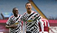Manchester United's Mason Greenwood celebrates scoring their second goal (REUTERS/Shaun Botterill)