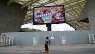 General views of Estadio do Dragao, Porto, Portugal on May 11, 2021 (REUTERS)