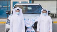 Ali Rashid Al Noora, QIB’s second Lexus LX 570 winner, in Doha recently. 
