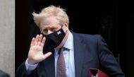 Britain's Prime Minister boris Johnson leaves Downing Street in London, Britain, May 26, 2021. REUTERS/Hannah McKay
