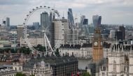 FILE PHOTO: The LONDON Eye, the Big Ben clock tower and the City of LONDON financial district are seen from the Broadway development site in central LONDON, Britain, August 23, 2017. Picture taken August 23, 2017. REUTERS/Hannah McKay/File Photo

