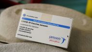 A vial of the Johnson & Johnson's coronavirus disease (COVID-19) vaccine is seen / REUTERS/Shannon Stapleton