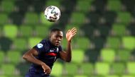 France's Ibrahima Konate in action Reuters/Bernadett Szabo/File Photo
