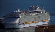 A view of the world's largest cruise ship of Royal Caribbean Cruises, the 362-metre-long Symphony of the Seas, during its world presentation ceremony, berthed at a port in Malaga, Spain on March 27, 2018. (Reuters/File Photo)
