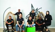 Dibsy team pose for a group photo.