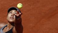 May 30, 2021 Japan's Naomi Osaka in action during her first round match against Romania's Patricia Maria Tig REUTERS/Christian Hartmann