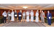 QIIB Chief Executive Officer, Dr Abdulbasit Ahmed Al Shaibei, during the special ceremony held to honour long-serving employees.