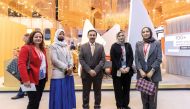 Qatari Businesswomen Association (QBWA) Board Members with the Qatari Ambassador to Russia H E Sheikh Ahmed bin Nasser Al Thani on the sidelines of SPIEF 2021.