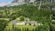 A general view shows the Rehazentrum Walenstadtberg rehabilitation clinic, amid the spread of the coronavirus disease (COVID-19), in Walenstadtberg, Switzerland June 14, 2021. Reuters/Arnd Wiegmann