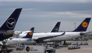 Planes of German air carrier Lufthansa are photographed at the day of the airline's annual general meeting at the airport in Frankfurt, Germany, May 4, 2021. Reuters/Kai Pfaffenbach/File Photo