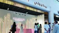 Officials of Msheireb Properties at Msheireb Galleria.
