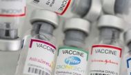 Vials labelled 
