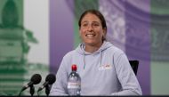 Tennis - Wimbledon - All England Lawn Tennis and Croquet Club, London, Britain - June 26, 2021 Britain's Johanna Konta during a press conference Pool via REUTERS/Florian Eisele
