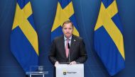 Sweden's Prime Minister Stefan Lofven holds a news conference at Rosenbad in Stockholm, Sweden June 28, 2021. TT News Agency/Stina Stjernkvist 