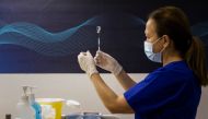 FILE PHOTO: A nurse prepares a vaccine against the coronavirus disease (COVID-19) in Athens, Greece, January 16, 2021. REUTERS/Alkis Konstantinidis