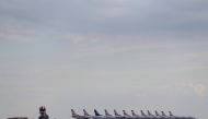FILE PHOTO: Planes are seen parked on the tarmac at Vaclav Havel Airport due to the coronavirus disease (COVID-19) concerns in Prague, Czech Republic, May 21, 2020. REUTERS/David W Cerny/File Photo
