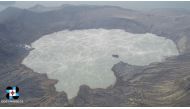 General view of Taal volcano's crater lake, Batangas province, Philippines July 2, 2021. PHIVOLCS-DOST via REUTERS