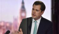 Britain's Housing Secretary Robert Jenrick appears on the BBC TV's The Andrew Marr Show in London, Britain July 4, 2021. Jeff Overs/BBC/Handout via REUTERS