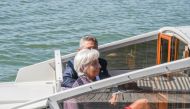 European Central Bank President Christine Lagarde arrives to attend the G20 finance ministers and central bank governors' meeting in Venice, Italy, July 9, 2021. G20 Italy/Handout