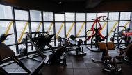 A view of empty seats in a fitness club amid the coronavirus disease (COVID-19) pandemic in Seoul, South Korea, July 12, 2021. REUTERS/Heo Ran