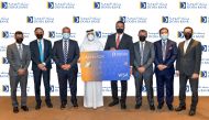 Officials during the launch of new credit cards.