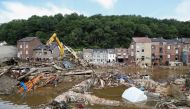 :A general view of the debris at an area affected by floods, following heavy rainfalls, in Pepinster, Belgium, July 17, 2021. REUTERS/Yves Herman