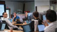 Whisper Aero team in their office.